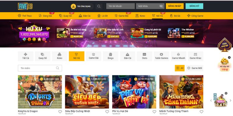 Danh sách trang slot online uy tín được hội viên đánh giá cao
